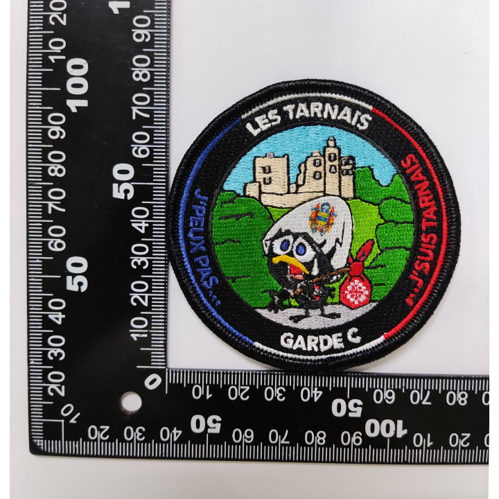 ECUSSONS POMPIERS LAGUEPIE GARDE C  SDIS 82 BRODERIE