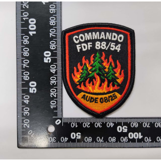 ECUSSONS POMPIERS COMMANDO FEUX DE FORET  AUDE 2025 SDIS 54 SDIS 88