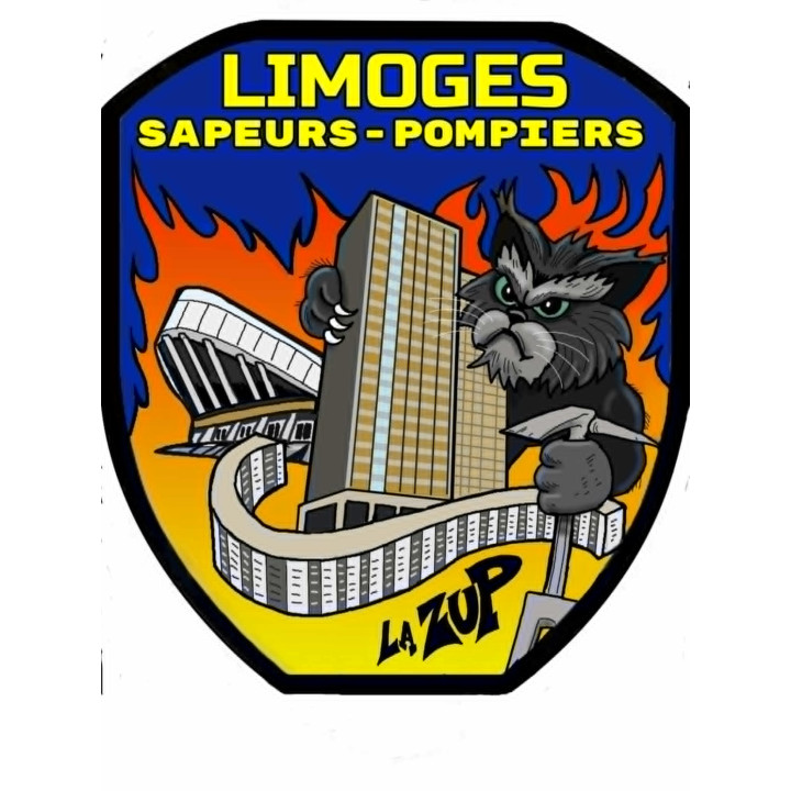 ECUSSONS POMPIERS LIMOGES LA ZUP SDIS 87 BRODERIE