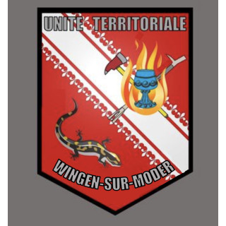 ECUSSONS POMPIERS WINGEN SUR MODER SDIS 67 TISSAGE