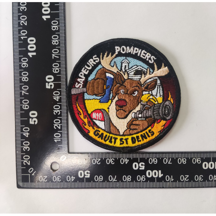 ECUSSONS POMPIERS GAULT SAINT DENIS SDIS 28 BRODERIE
