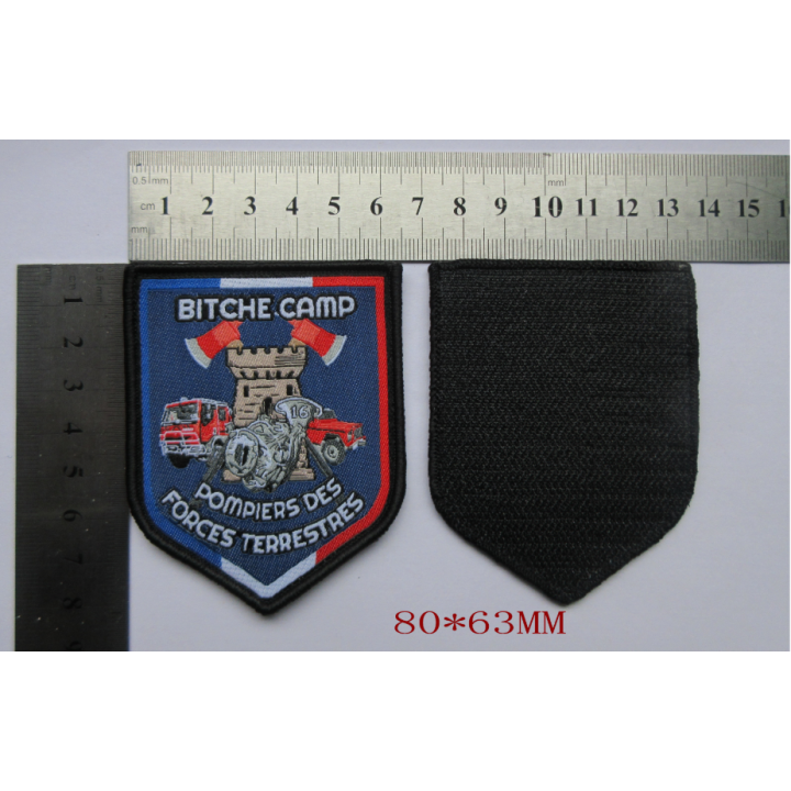 ECUSSONS POMPIERS MILITAIRES FORCES TERRESTRES BITCHE 57