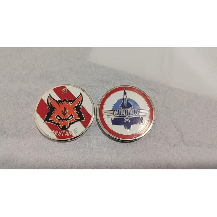COINS MILITAIRE AVION  AQUITAINE BA SAINT DIZIER