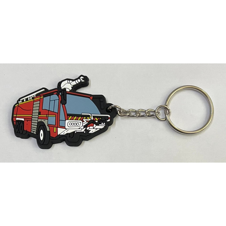 PORTE CLE PVC  MILITAIRE POMPIERS BA SAINT DIZIER