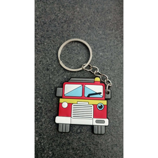 PORTE CLE PVC FPT FACE  POMPIERS