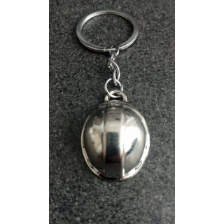 PORTE CLE METAL 3D CASQUE   POMPIERS