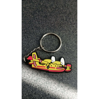 PORTE CLE PVC CANADAIR   POMPIERS