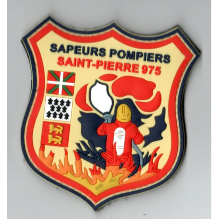 ECUSSONS POMPIERS SDIS SAINT PIERRE  975 PVC