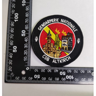 ECUSSONS GENDARMERIE COB ALTKIRCH BRODERIE