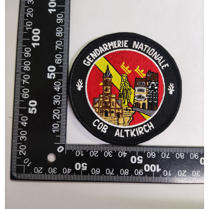 ECUSSONS GENDARMERIE COB ALTKIRCH BRODERIE