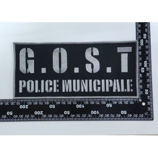 ECUSSONS FLAP DORSAL GOST POLICE MUNICIPALE PERPIGNAN