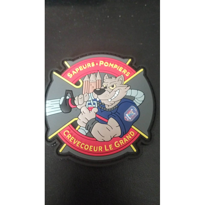 ECUSSONS   POMPIERS CREVECOEUR LE GRAND SDIS 60 PVC