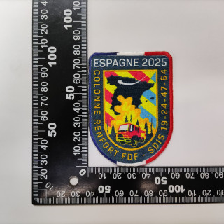 ECUSSONS POMPIERS RENFORT FEUX FORETS FDF ESPAGNE 2025 SDIS 19 24 47 64