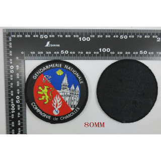 ECUSSONS GENDARMERIE CHAROLLES 71 TISSAGE