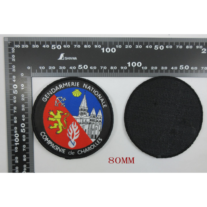 ECUSSONS GENDARMERIE CHAROLLES 71 TISSAGE
