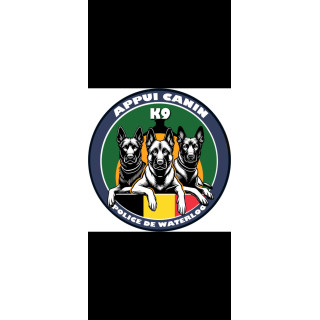 ECUSSONS APPUI CANIN CYNO POLICE WATERLOO BELGIQUE