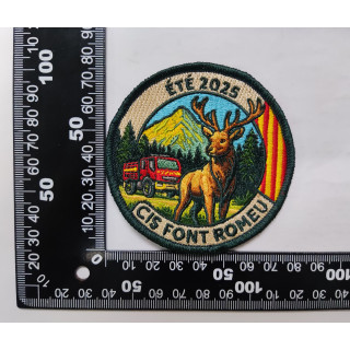 copie de ECUSSONS POMPIERS RENFORT FONT ROMEU SDIS 66 BRODERIE