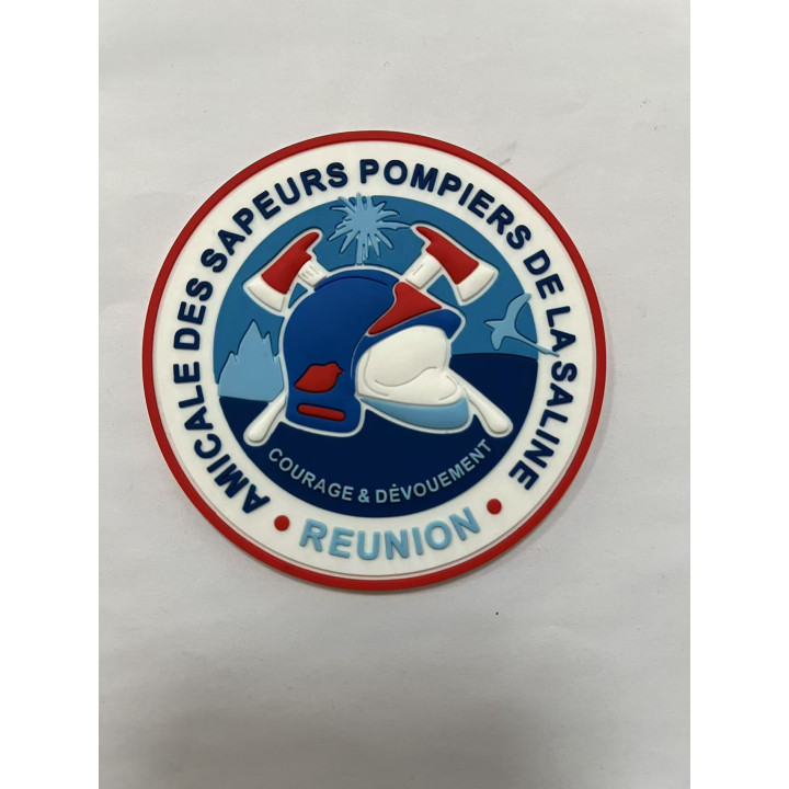 ECUSSONS POMPIERS LA SALINE SDIS 974 BLANC