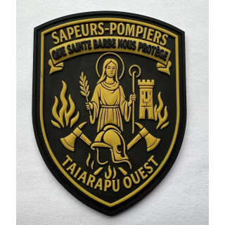 ECUSSONS POMPIERS TAIARAPU OUEST SDIS 987 POLYNESIE FRANCAISE SAINTE BARBE