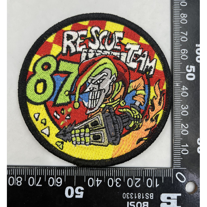 ECUSSONS POMPIERS TEAM RESCUE SDIS 87 BRODERIE