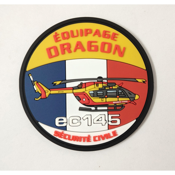ECUSSONS SECURITE CIVILE  EQUIPAGE DRAGON EC 145