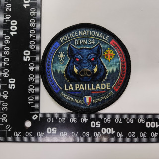 ECUSSONS POLICE NATIONALE DIPN 34 DIVISION NORD MONTPELLIER  BRODERIE