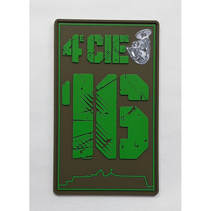 ECUSSONS MILITAIRE 16 EME BATALLON DE CHASSEURS A PIEDS BITCHE 57 4 ERE COMPAGNIE
