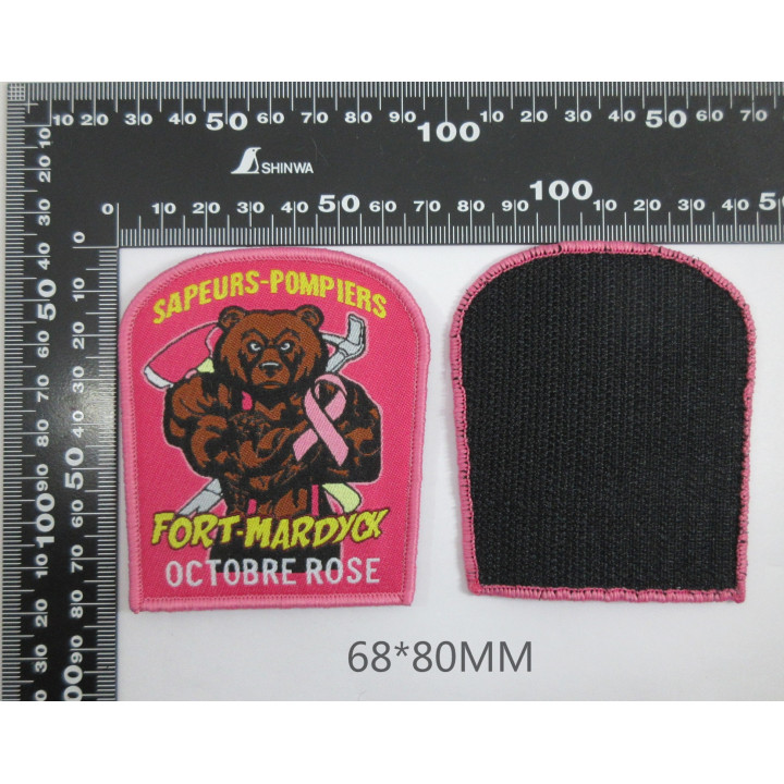 ECUSSONS POMPIERS FORT MARDYCK SDIS 59 OCTOBRE ROSE