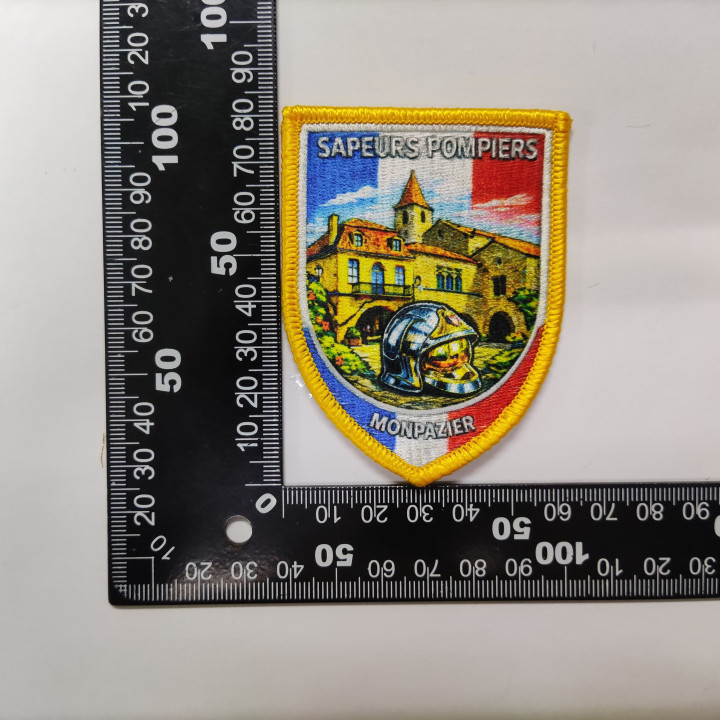 ECUDDOND POMPIERS MONPAZIER SDIS 24 BRODERIE