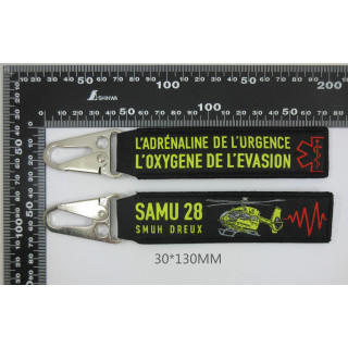 PORTE CLE FLAMMES PCF HELISMUR 28  LUXE DREUX