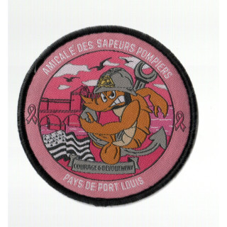ECUSSONS POMPIERS PAYS DE PORT LOUIS SDIS 56 OCTOBRE ROSE