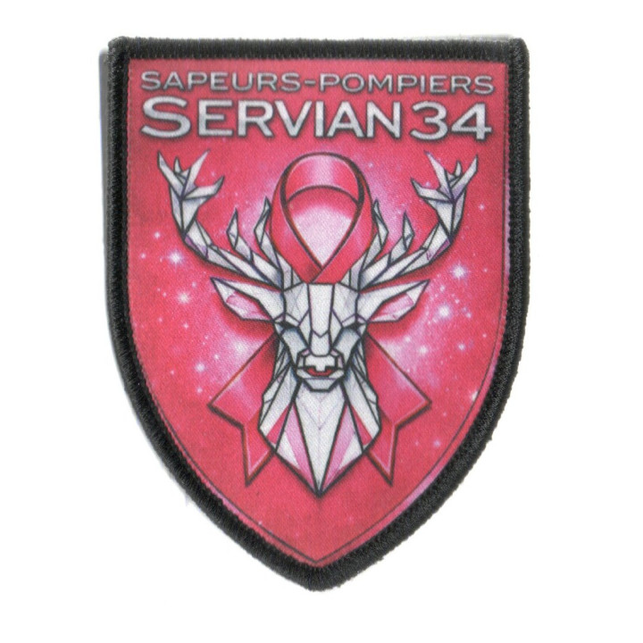 ECUSSONS POMPIERS SERVIAN SDIS 34 OCTOBRE ROSE