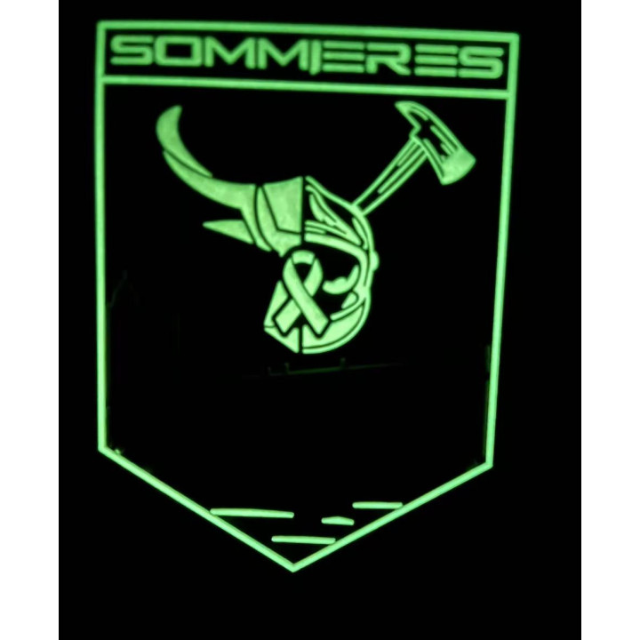 ECUSSONS POMPIERS SOMMIERES SDIS 30 OCTOBRE ROSE
