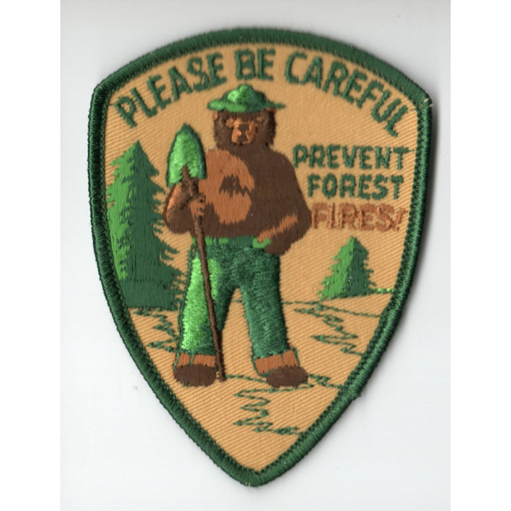 ECUSSONS POMPIERS AMERICAIN PREVENT FOREST FIRES CAREFUL