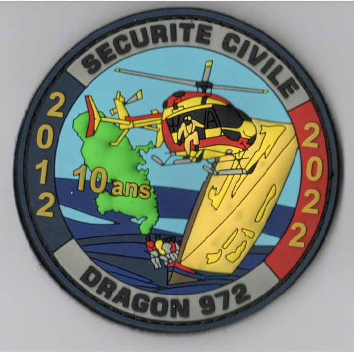 ECUSSONS SECURITE CIVILE DRAGON ANNIVERSAIRE 972