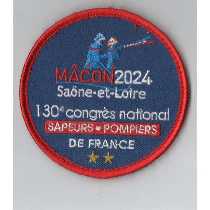 ECUSSONS POMPIERS 130 EME CONGRES NATIONAL MACON 2024 SDIS 71 *