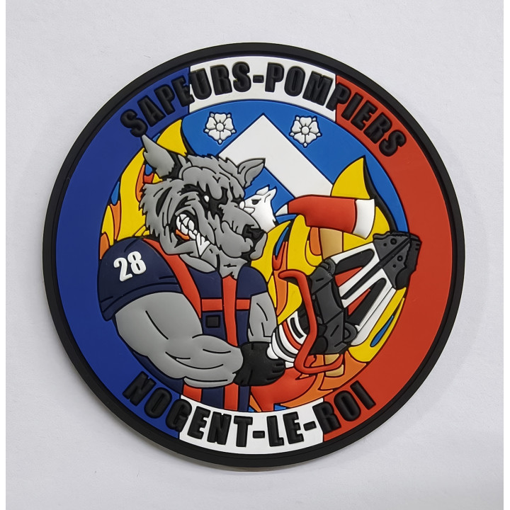 ECUSSONS POMPIERS NOGENT LE ROI SDIS 28 PVC