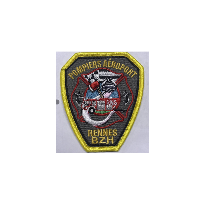 ECUSSONS POMPIERS SSLIA RENNES BRODERIE