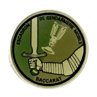 ECUSSONS GENDARMERIE EGM BACCARAT 54 VERT