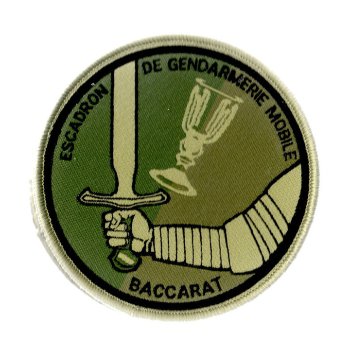 ECUSSONS GENDARMERIE EGM BACCARAT 54 VERT