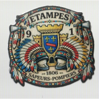ECUSSONS POMPIERS ETAMPES VERSION 2026 SDIS 91 BRODERIE
