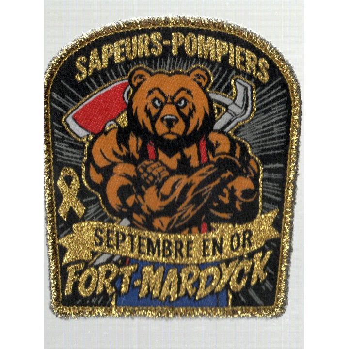 ECUSSONS POMPIERS FORT MARDYCK SDIS 59 SEPTEMBRE EN OR