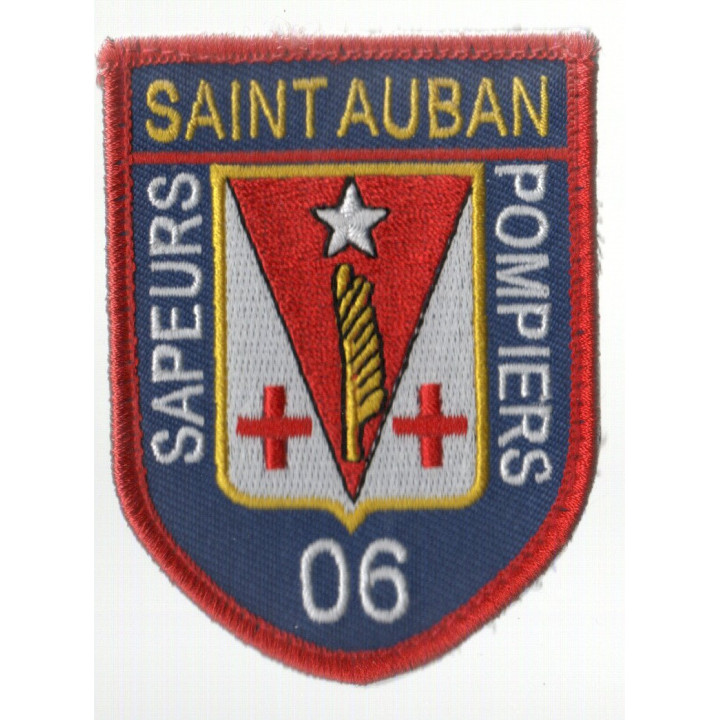 ECUSSONS POMPIERS SAINT AUBAN SDIS 06 BLASON