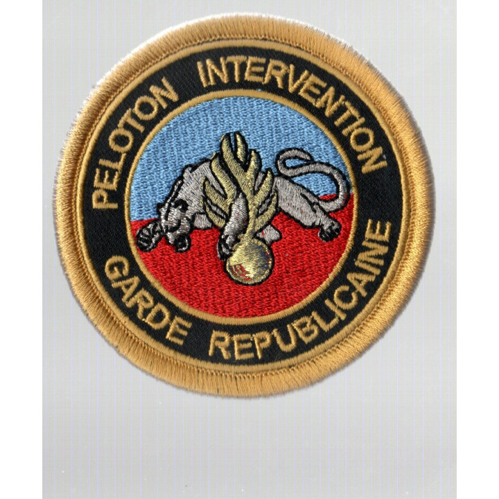ECUSSONS GENDARMERIE PELOTON INTERVENTION GARDE REPUBLICAINE