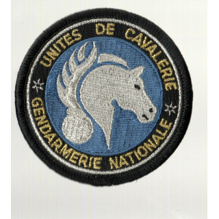 ECUSSONS GENDARMERIE UNITES DE CAVALERIE ARGENT  ARGENT