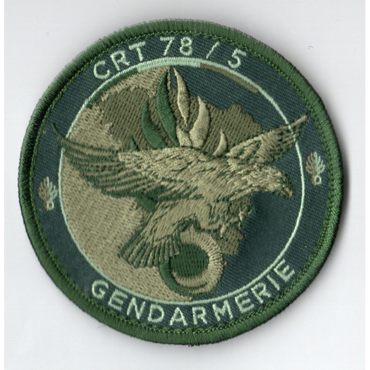 ECUSSONS GENDARMERIE CRT 78/5 VERT