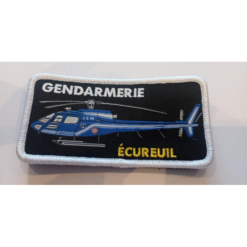 GENDARMERIE NATIONALE NAMETAG HELICOPTERE ECUREUIL