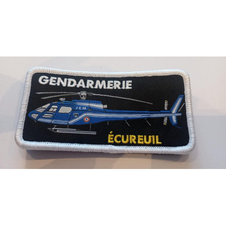 GENDARMERIE NATIONALE NAMETAG HELICOPTERE ECUREUIL
