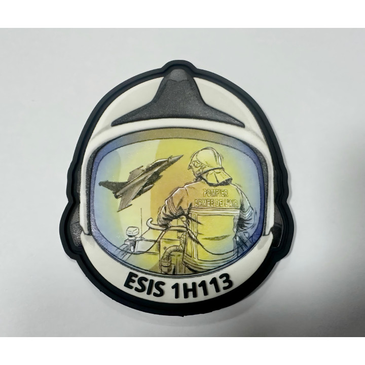 ECUSSONS POMPIERS DE AIR BA 113 SAINT DIZIER FORME CASQUE 2026