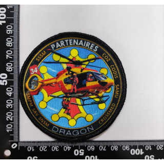 ECUSSONS SECURITE CIVILE DRAGON 34 PARTENAIRES BRODERIE